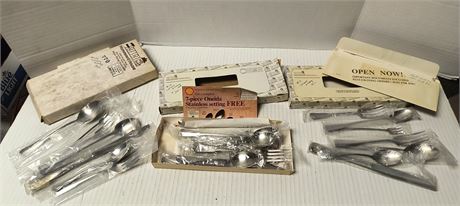 Lot Of Oneida Flatware