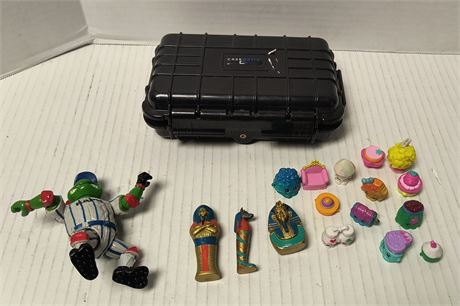 Lot Of Toys & Casematix Storage Case