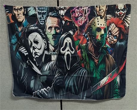 36" x 28" Horror Themed Wall Hanger