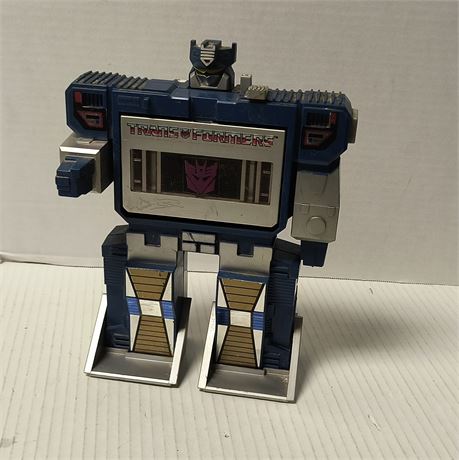 Vintage 1985 Transformers Soundwave Cassette Tape Player