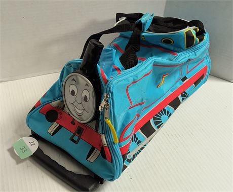 Thomas The Train Duffle Bag On Wheels And Has Handle