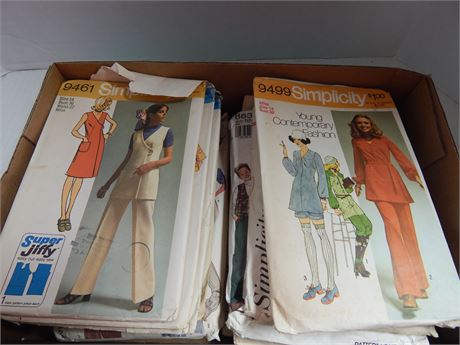 Lot of sewing patterns