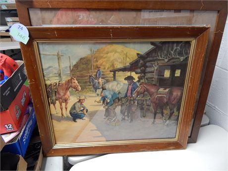 Wood Framed Artwork