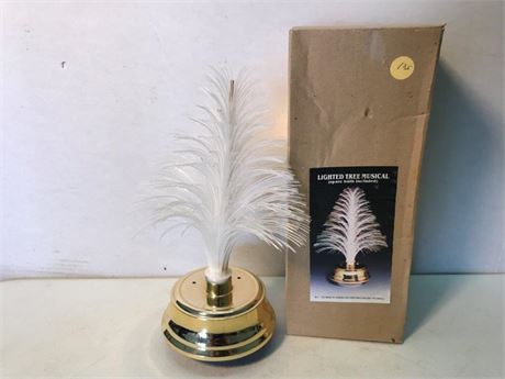 Lighted Tree Music Box
