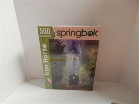 Springbok Iron Horse 500 Piece Puzzle