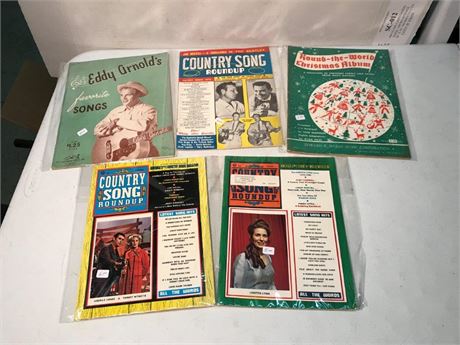 Stack of 5 Vintage Country Magazines