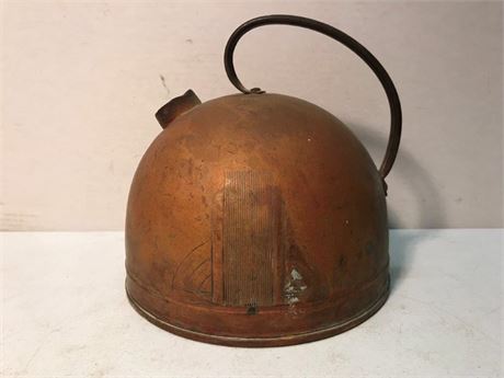 Vintage Solid Copper Tea Kettle