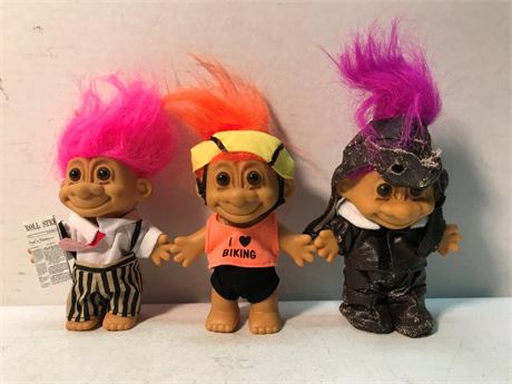 3 Russ Troll Dolls