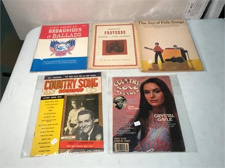Stack of 5 Vintage Country Magazines