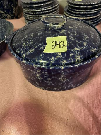 Bennington VT Pottery Casserole Dish with Lid