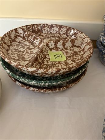 Henn Workshop Stoneware, Divider Plates