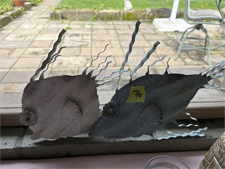 Metal Fish Decor