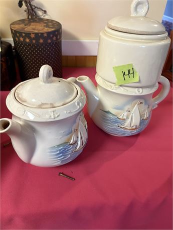 Vintage Porcelier Teapots
