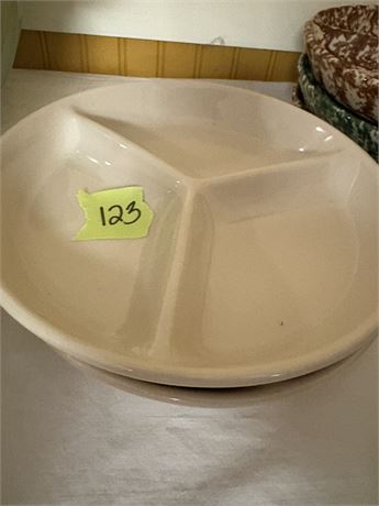 Henn Workshop Stoneware, Divider Plates (2)