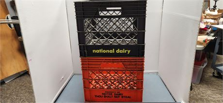 Reiter Dairy & National Dairy Milk Crates