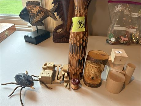 Wood Decor, Puzzle, Jesus, Shell Spider