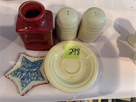 Plates, Salt & Pepper