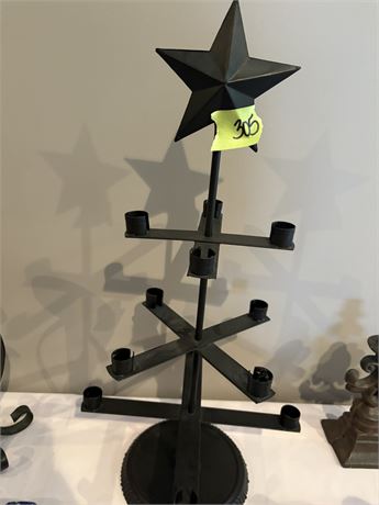 Metal Star Candle Holder