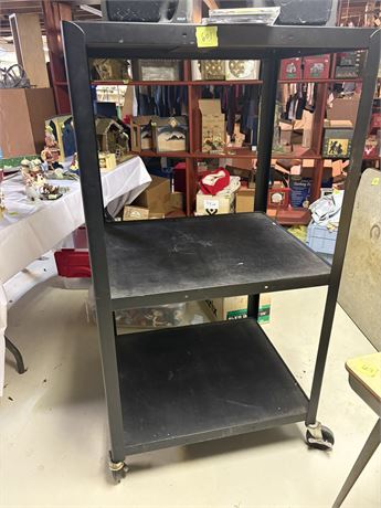 Metal Wheeled Shelf