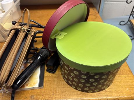 Handbag, Container, Curling Iron