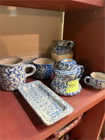 Henn Workshops Blue Speckled Pottery