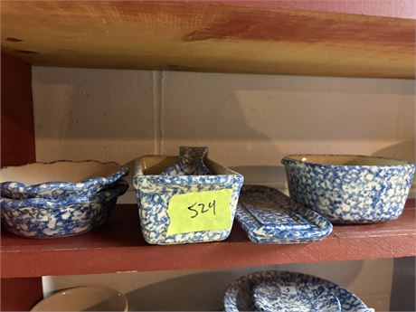 Henn Workshops Blue Speckled Pottery