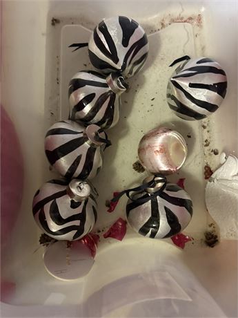 Zebra Ornaments