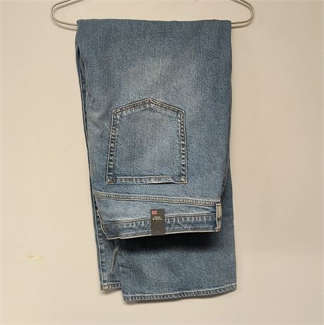 Torrid High Rise Baggy Straight Classic Denim Jeans. Size 22S