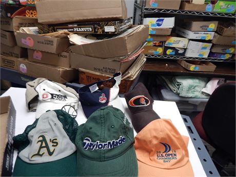 Lot Of Baseball Hats