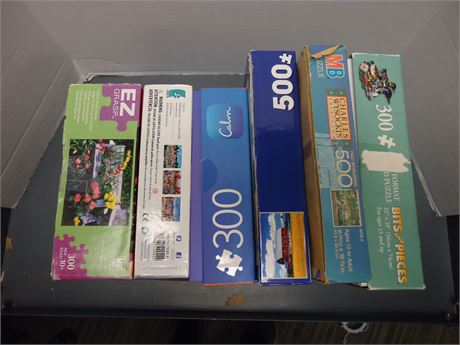 Lot Of Various Puzzles