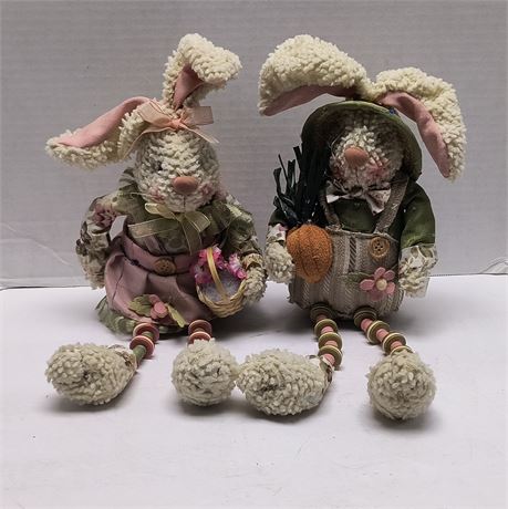 Decorative Plush Bunnies