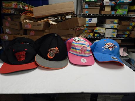 Lot Of Baseball Hats
