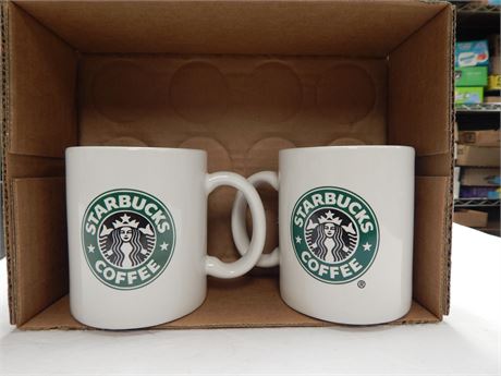 2 Starbucks Coffee Cups
