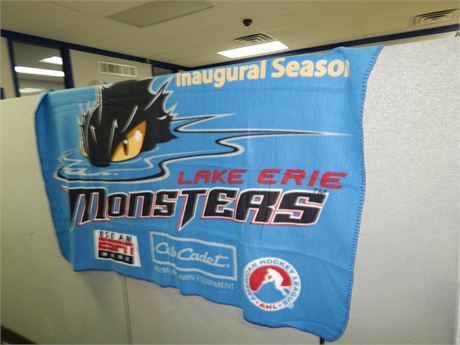 Lake  Erie Monsters Throw Blanket
