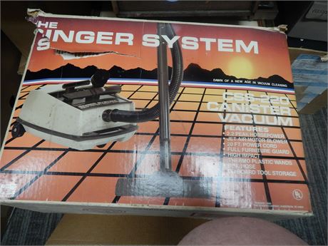 The Singer System CSS-220 Canister Vaccuum