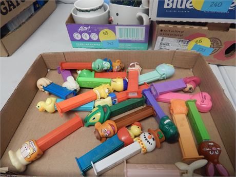 Lot Of Various Pez Dispensers