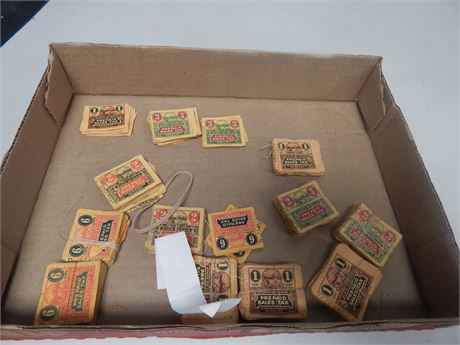 Vintage State Of Ohio Prepaid Sales Tax Stamps Consumers Receipts