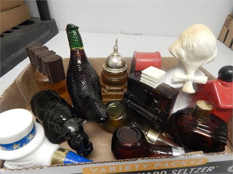 Lot Of Avon Perfume Bottles