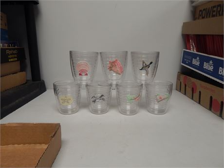 Lot Of Drinking Glasses