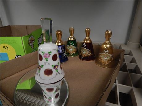 Lot Of Bells & Small Mirror
