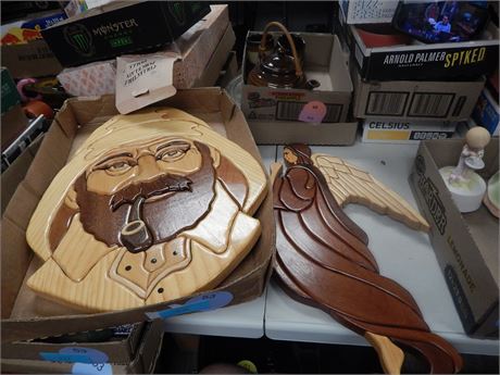 Wood Art Wall Hangings