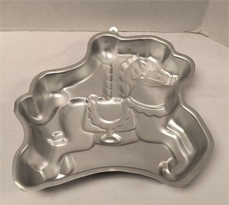 1990 Wilton Carrousel Horse Cake Pan