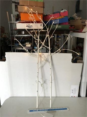 Lighted Deco Trees
