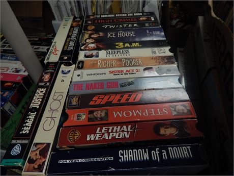 Lot Of Various VHS Tapes