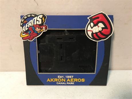 Akron Aeros Magnetic Photo Frame