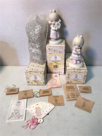 3 Precious Moments Figurines