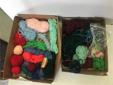 2 Flats of Yarn