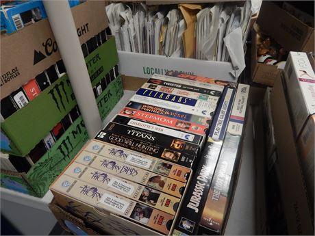 Lot Of Various VHS Tapes
