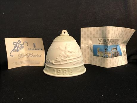 LLadro Feliz Navidad 1988 Bell