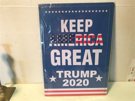 Trump 2020 Metal Sign